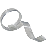 LINE PVC STRIP 13MM: Heavy-Duty White PVC Flexible Strip, 13mm Thickness, Excellent Bendability for Seamless Fabric Framing, Long-Lasting Material for SEG Frame Edging, 100m Roll